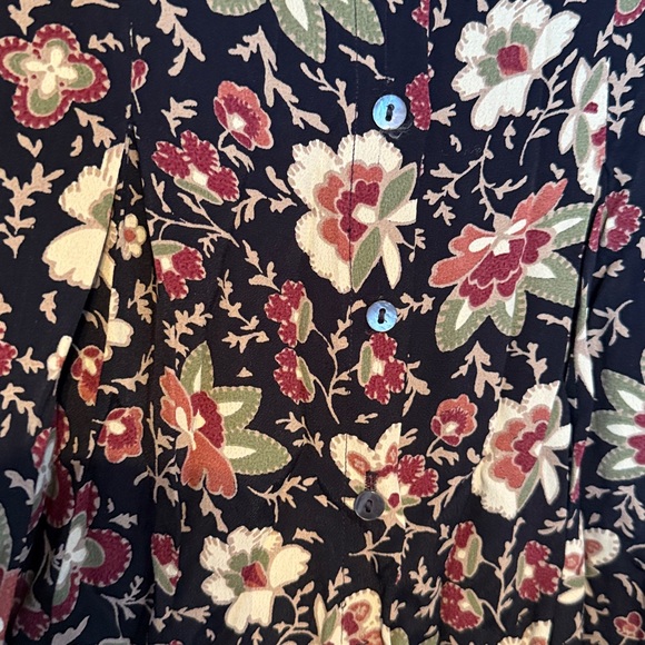 Ann Taylor Black Floral Dress - Picture 4 of 5